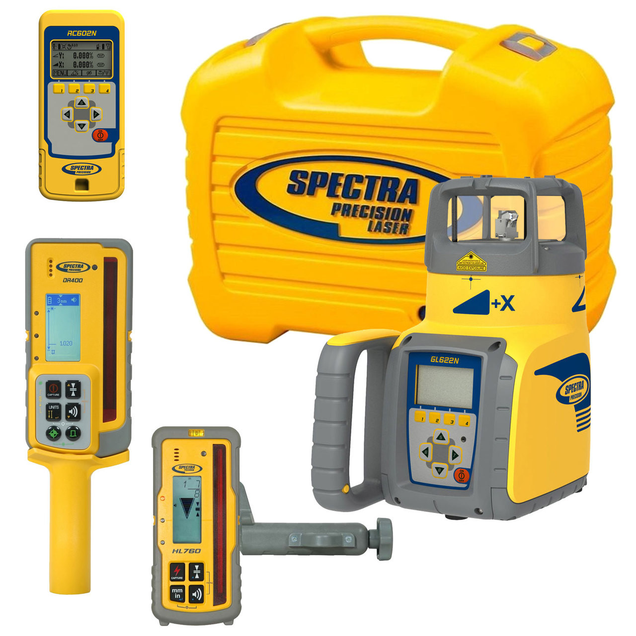 Spectra Precision GL622N-DR Dual Grade Laser with HL760 Receiver
