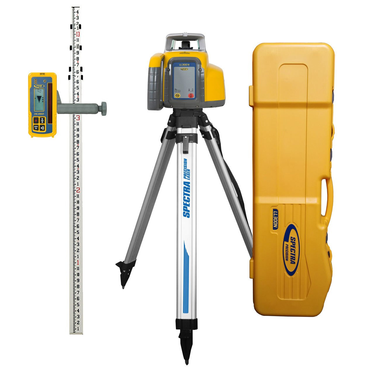 Spectra Precision LL300N2 Laser Package INCHESRod and Tripod