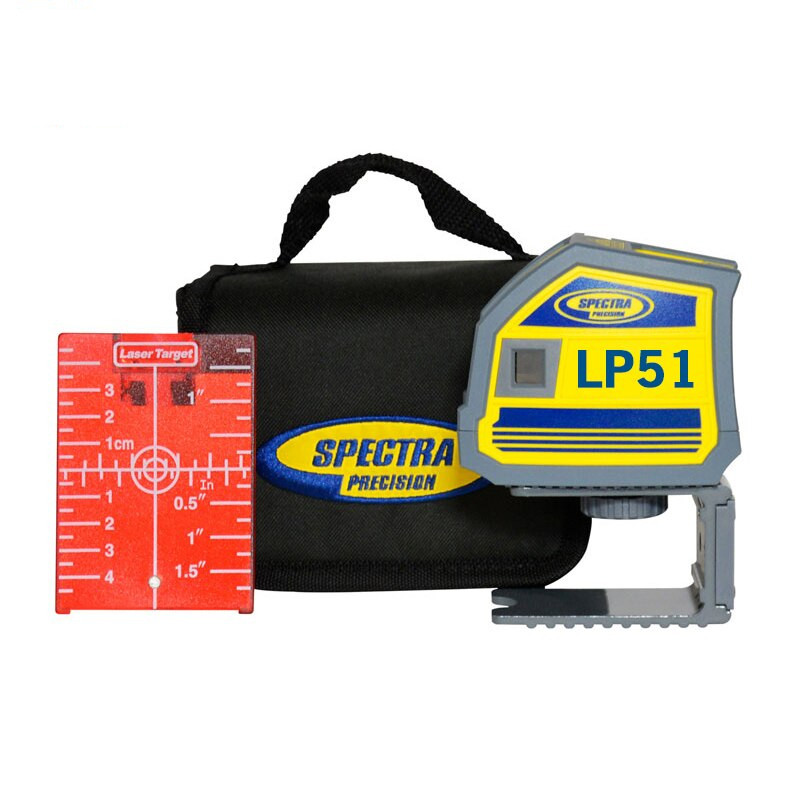 Spectra Precision LP51 Red 5 Beam Pointing Laser - Contractors
