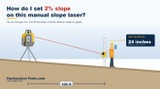 How to Set Slope With a Manual Slope Laser: Step by Step