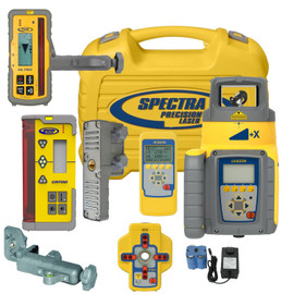 Spectra Precision UL633N-HXC Universal Laser with (1) each HL760 Laser Receiver and (1) CR700 Multi-Use Receivers