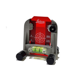 Leica 756088 small red target insert, shown fitted in the 725858 target