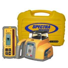 Spectra Precision LL300S-47 Laser Package w/ HL760 Receiver, Rechargeable Batteries and Remote Control