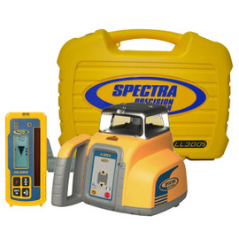 Spectra Precision LL300S-4 Laser level Package with HL450 Receiver - Rechargeable Batteries
