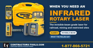 When You Need an Infrared Rotary Laser | Uses and Rules
