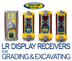 Spectra LR Display Machine Receivers for Grading and Excavating - Get to GRADE FASTER!