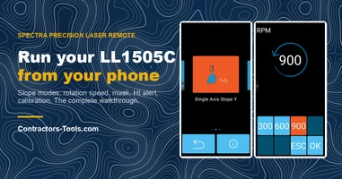 Spectra Laser Remote App and the LL1505C: The Complete Walkthrough