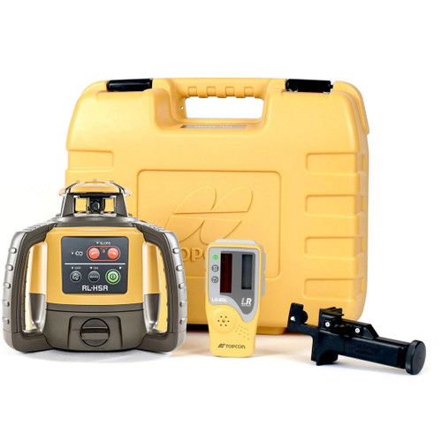 Topcon RL-H5A Self-Leveling Laser PS.DB2 Kit with LS-80L Receiver - 1021200-15 (uses Alkaline Batteries)