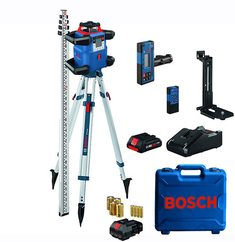 BOSCH GRL4000-80CHVK REVOLVE4000 Dual Grade Self-Leveling Laser Package