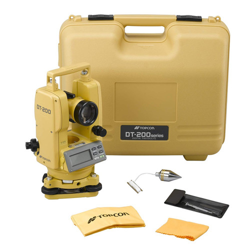 Topcon DT307L Digital Theodolite Kit with Laser and 7 Second Accuracy - Model 1034419-07