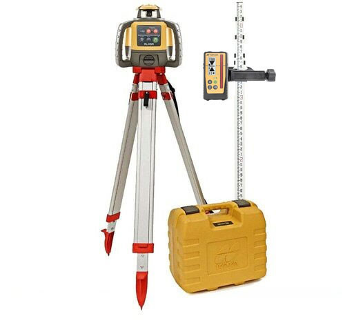 RL-H5A Self-Leveling Laser PS.DB Kit with LS-100D Receiver, Alkaline Batteries, Grade Rod TENTHS and Tripod - 1021200-17-K1