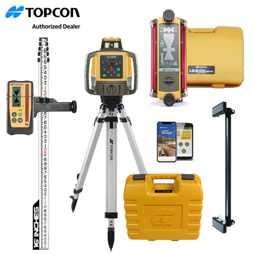 Topcon 1051612-22-K2-LS-B200W-MM Dual Slope Laser and Wireless