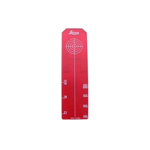 Leica 757608 Large Red Laser Target Insert for Piper Pipe Lasers, 15 to 21"