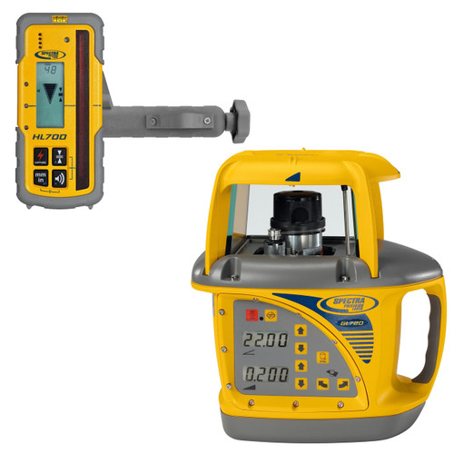 Spectra Precision GL720 dual grade laser with the HL700 Laserometer receiver - the complete package
