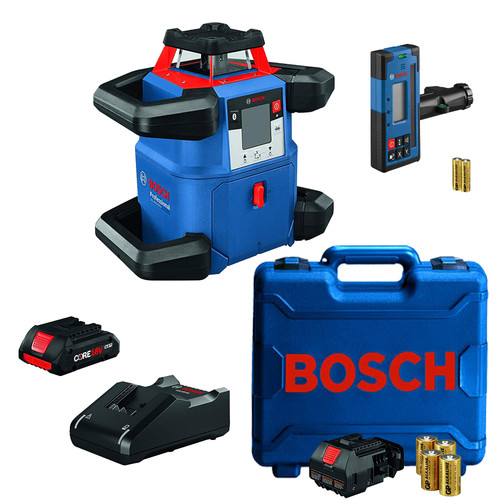 BOSCH GRL4000-80CH REVOLVE4000 Dual Grade Self-Leveling Laser Package