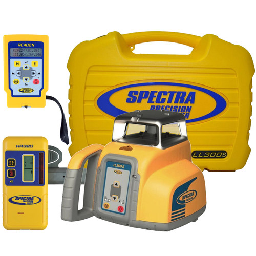 Spectra Precision LL300S-RC8 Laser level Package with HR320 Receiver
