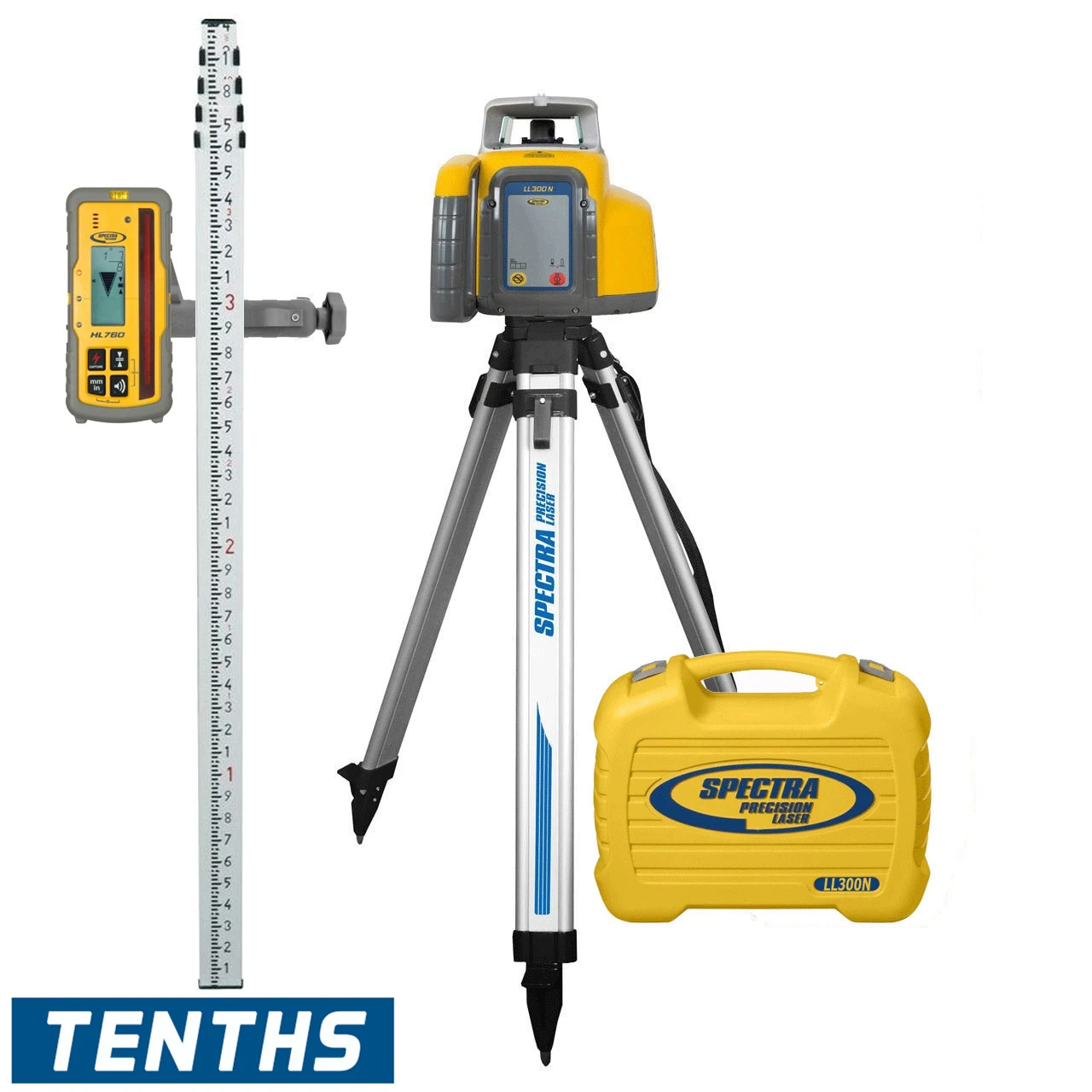 Spectra Precision LL300N-X21 Laser Package with HL760 Receiver