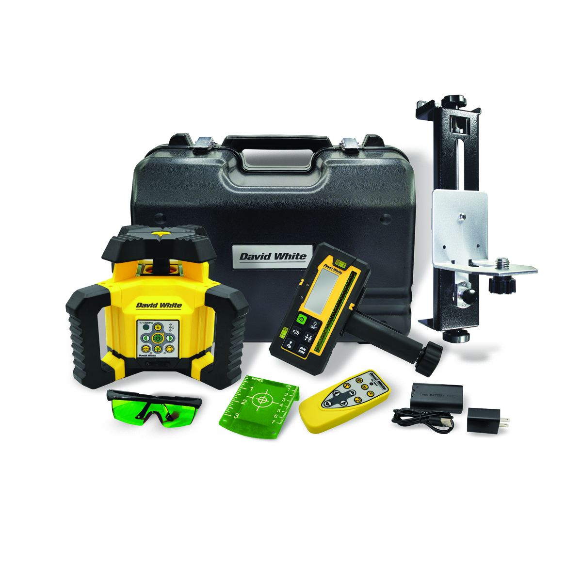 David White LM130HVG Green Beam Rotary Laser