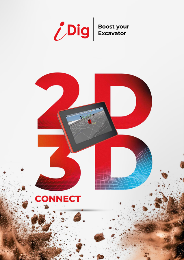 iDig CONNECT 2D and 3D product brochure cover