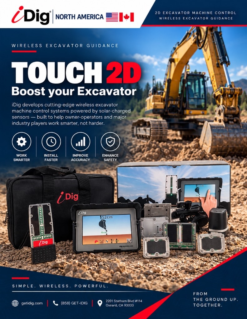 iDig TOUCH 2D product brochure cover
