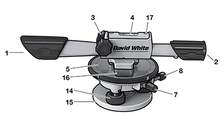 David White L6-20 Meridian Level 44-8824 - Contractors-Tools.com