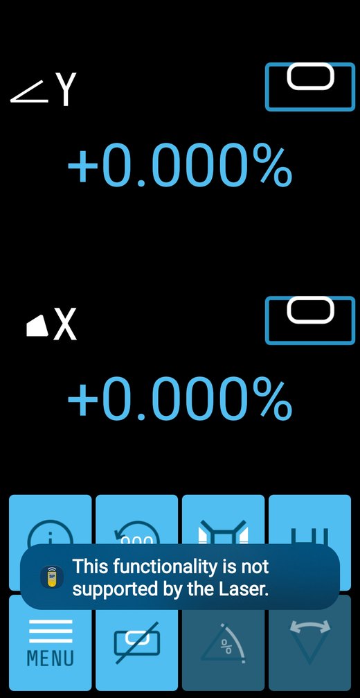 Tap it and the laser tells you plainly.