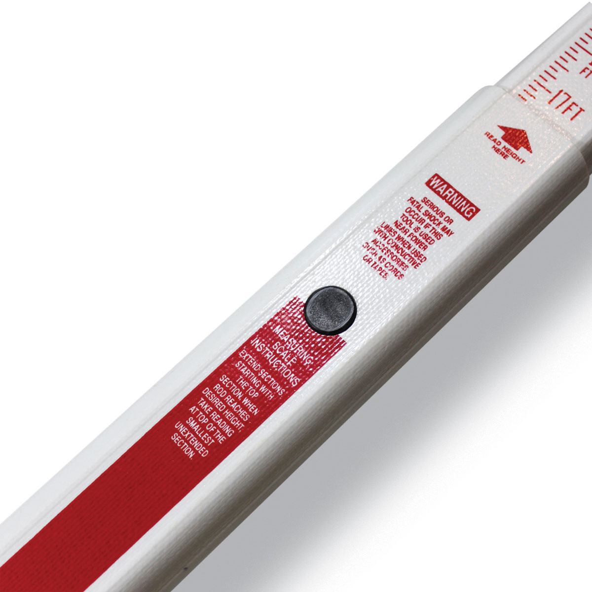 SitePro 11-SPR25-T 25-foot SVR Type Fiberglass Grade Rod - Measurement in Tenths