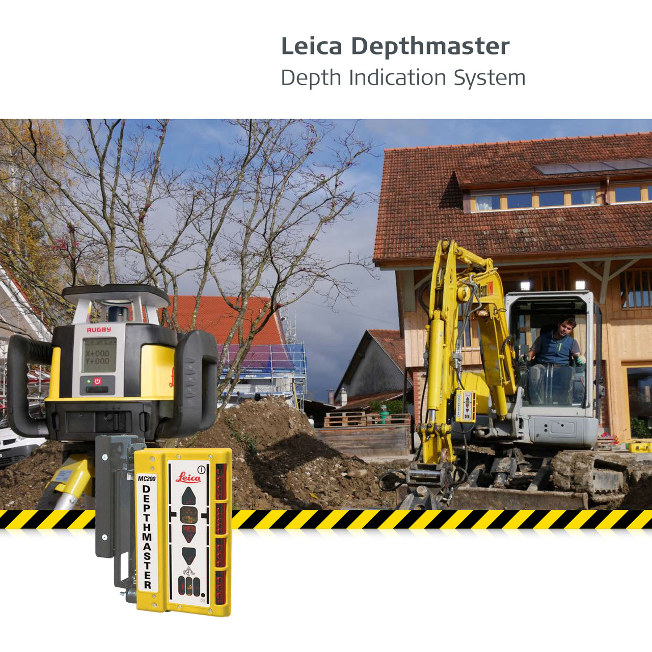 Leica MC200 Depthmaster 200° Laser Machine Display Receiver (NiMH) - 742701 view 5