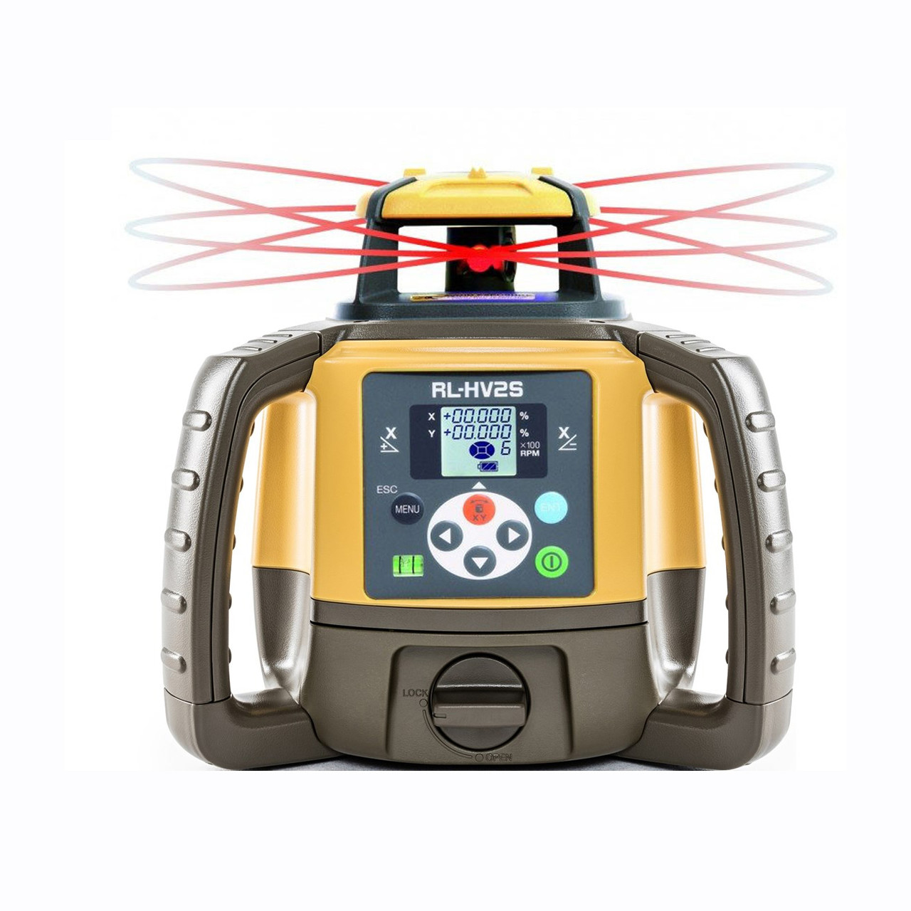 Topcon RL-HV2S Self-Leveling Dual Grade Laser DB Kit with LS-80X Receiver and Alkaline Batteries- 1051612-01 view 2