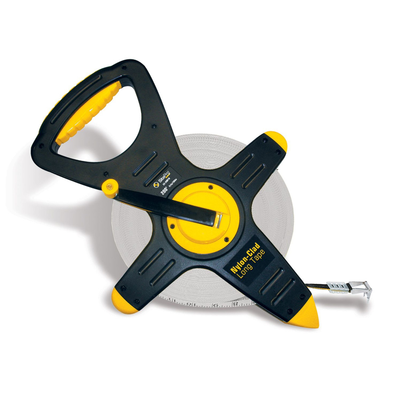 David White SitePRO 32-20010B Steel Tape 200 Feet Measurements in Ft/In/10ths (3 Tape Measures)