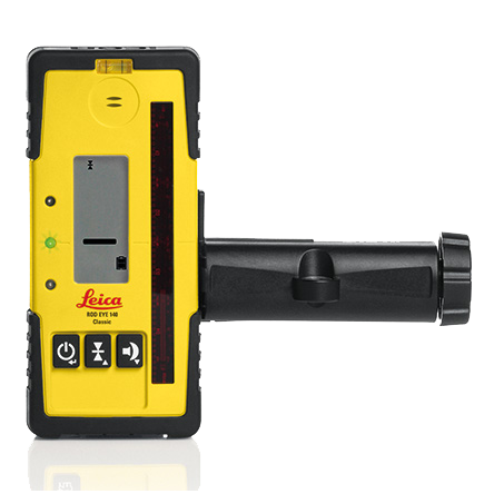 Leica Rugby 620 Red Beam Rotary Laser Package (6005983) with Deluxe RE140 Receiver - Alkaline view 5
