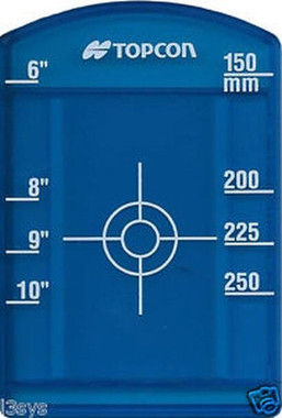 Topcon 329370040 Blue Small Target for Green Beam Pipe Lasers