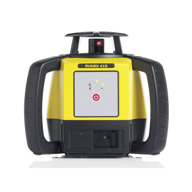 Leica Rugby 610 Red Beam Rotary Laser Package (6011149) with Rod Eye 120 Receiver - Rechargeable view 2