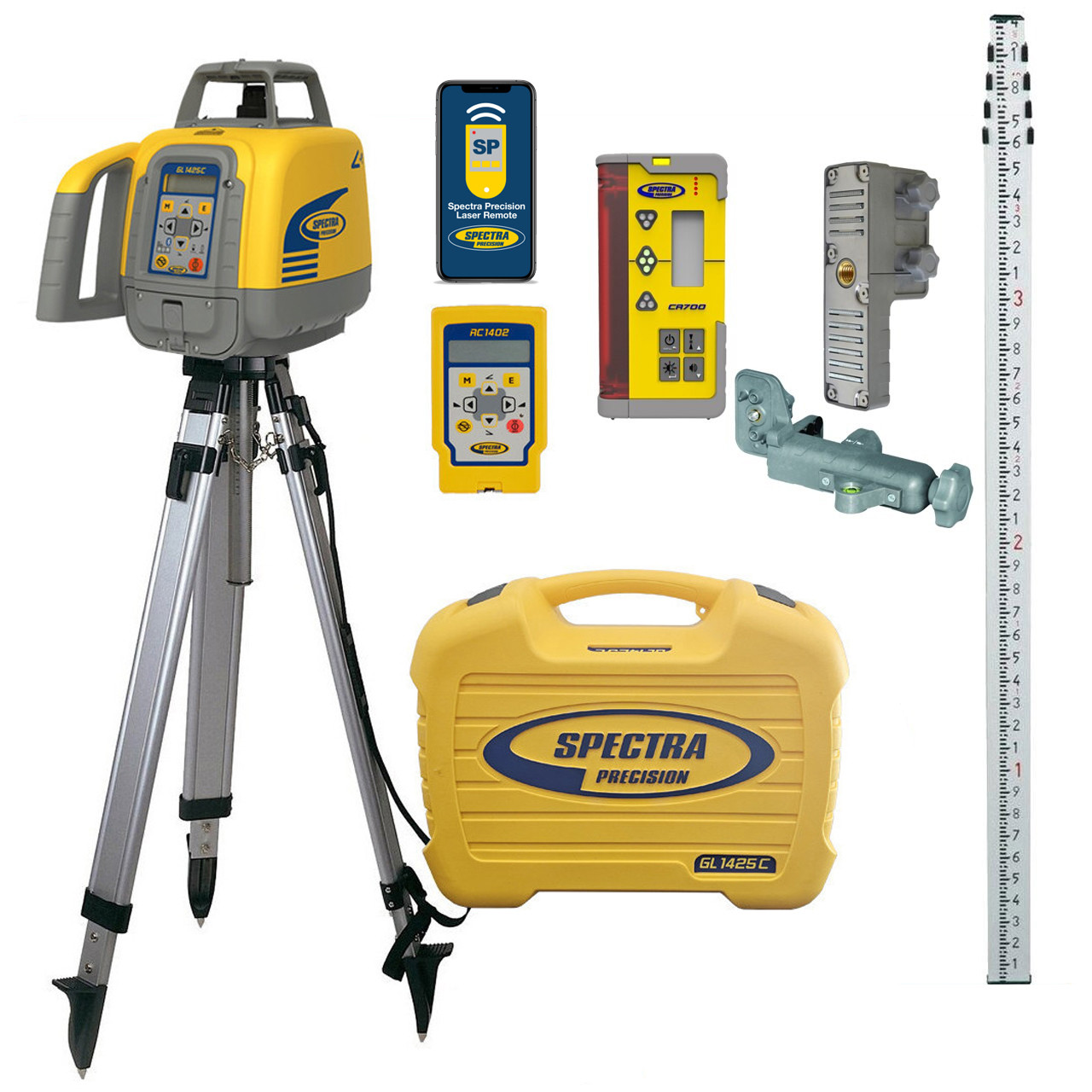 Spectra Precision GL1425C-16 Dual Grade Laser…