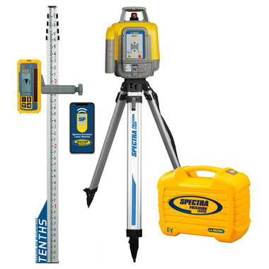 Spectra Precision LL1505C-X1 Laser level Package with HL450