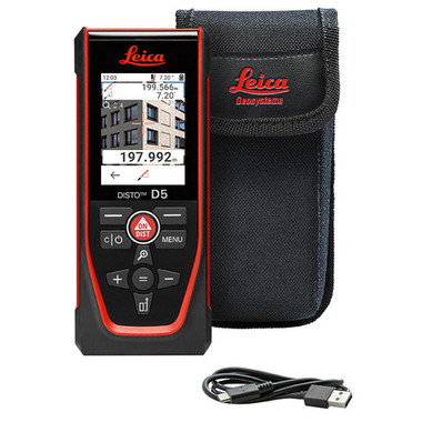 Leica 950908 DISTO D5 Laser Distance Quick Measuring Tool - up to