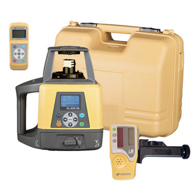 Topcon RL-200 2S Dual Slope Grade Laser Package, w/ LS-80X Receiver (314920712) kit contents