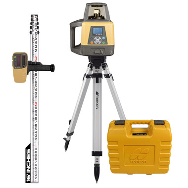 Topcon RL-200 2S Dual Slope Laser Level Package with LS-80X Receiver ...