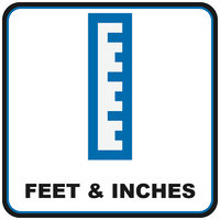 Precise Inch Markings