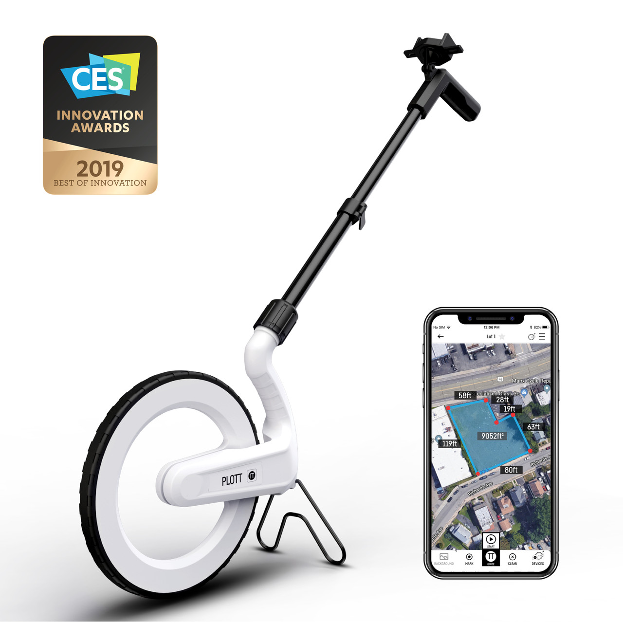 Plott Carta Smart Digital Measuring Wheel — Maps…