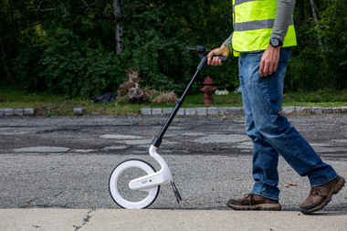 Plott Carta contractor measuring parking lot commercial