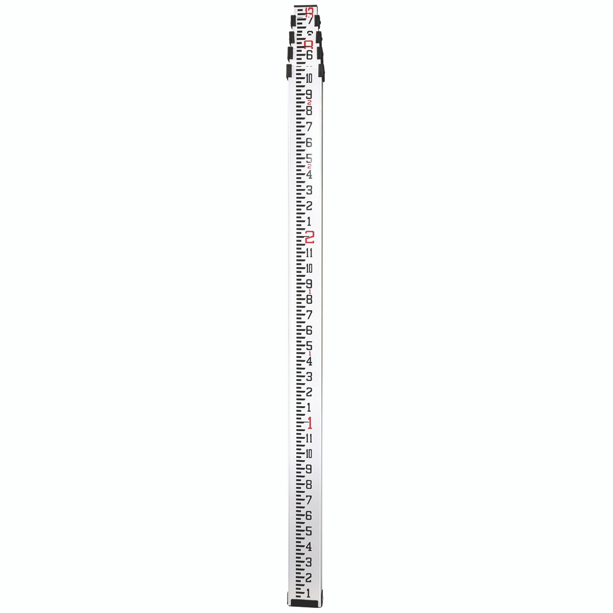 David White 11-813L-C 13-ft Aluminum Leveling Rod Inches