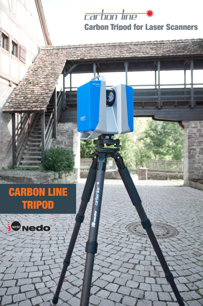 Nedo Carbon Line Tripod for 3D Laser Scanners