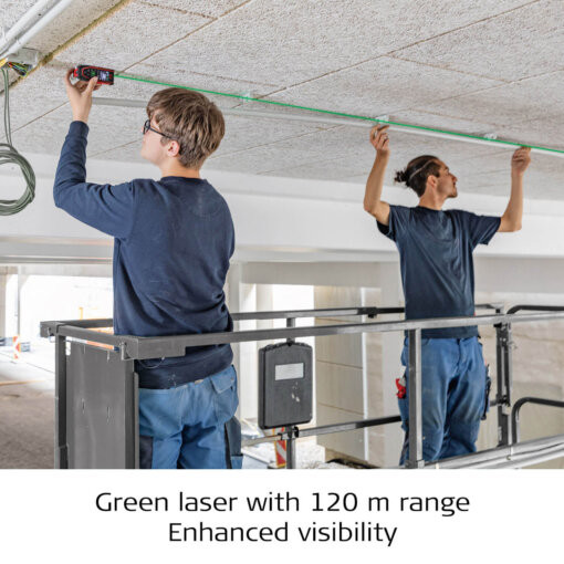 Leica DISTO D2G-2 green laser 4x more visible features at a glance