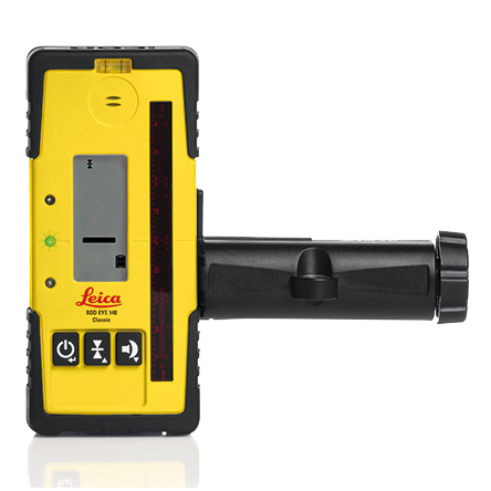 Leica Rod Eye 140 Classic laser receiver 789923 with rod bracket, supplied in the Rugby 620 package 6005984