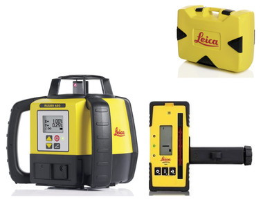 Leica Rugby 680 rotary laser package 6011160 with Rod Eye 120