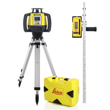 Leica Rugby 680 rotary laser package 6011159-K2 with Rod Eye 120