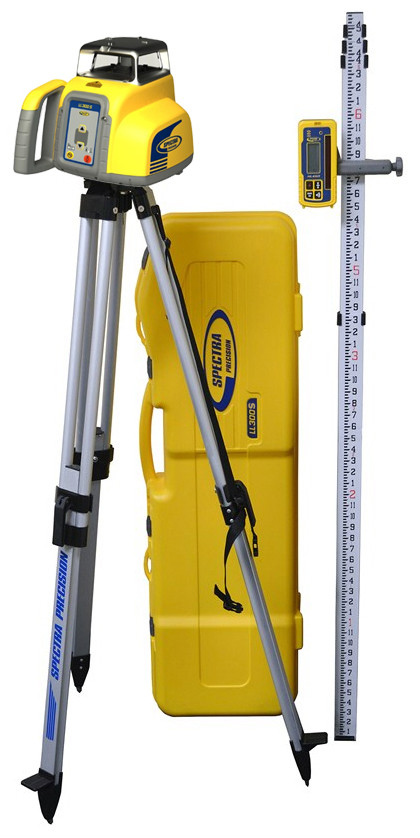 Spectra Precision LL300S-27 Laser Complete Package w/ HL760 Receiver and Inches Rod view 2