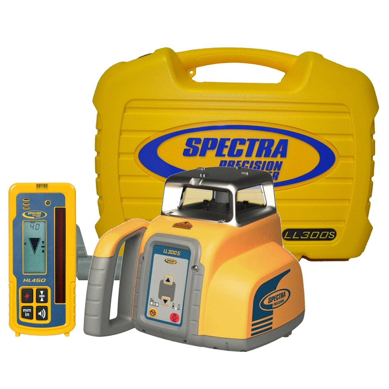 Spectra Precision LL300S-4 Laser level Package with HL450 Receiver - Rechargeable Batteries view 6