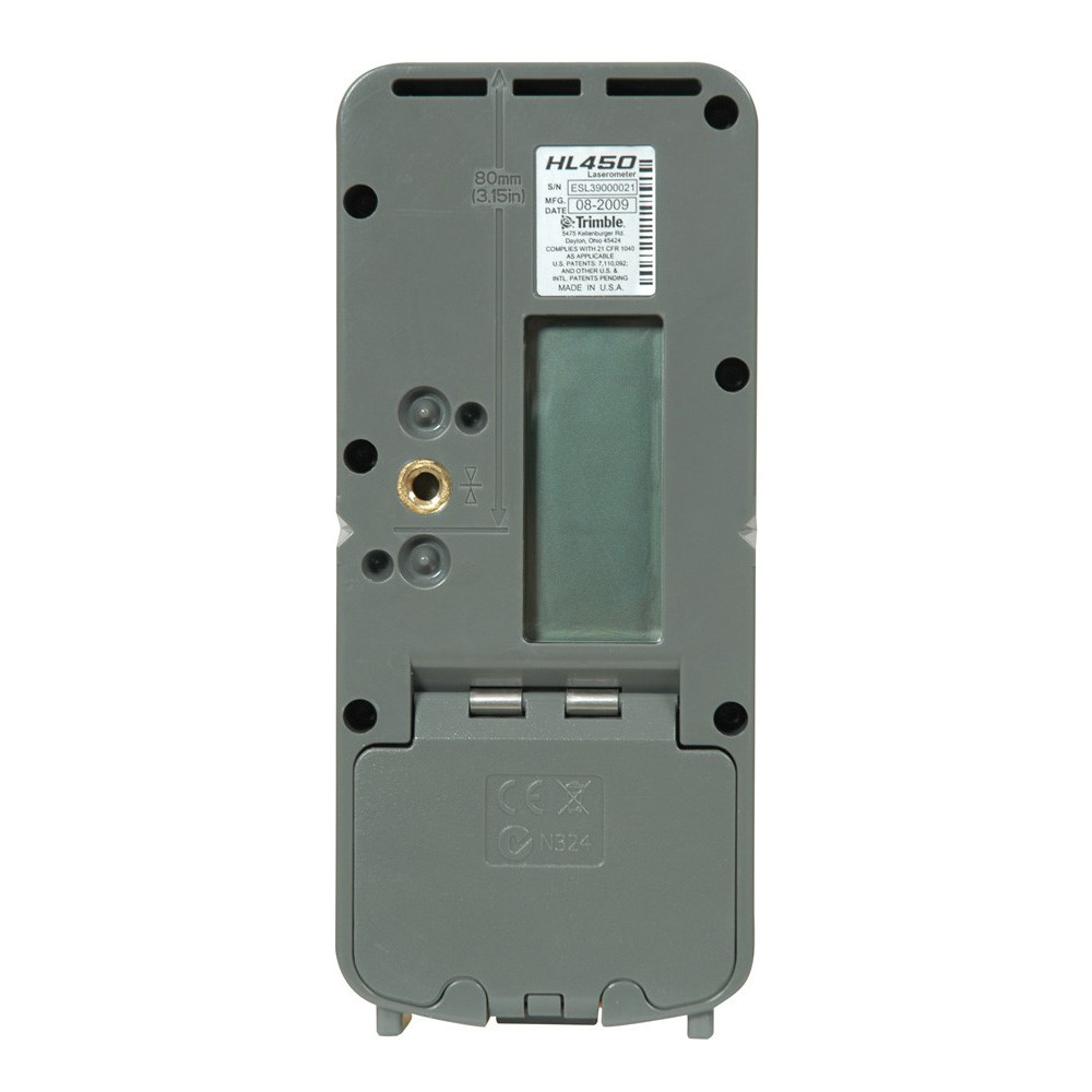 Spectra HL450 rear LCD - the back display repeats the front so grade can be read from either side